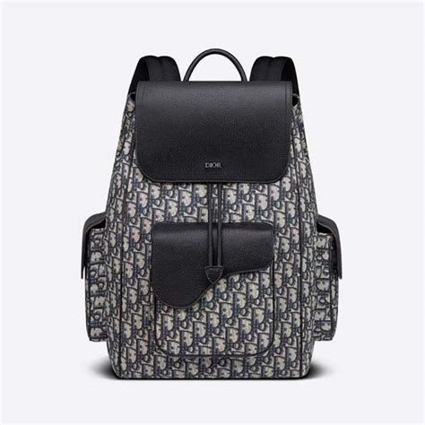 dior saddle back pack|christian dior backpack men.